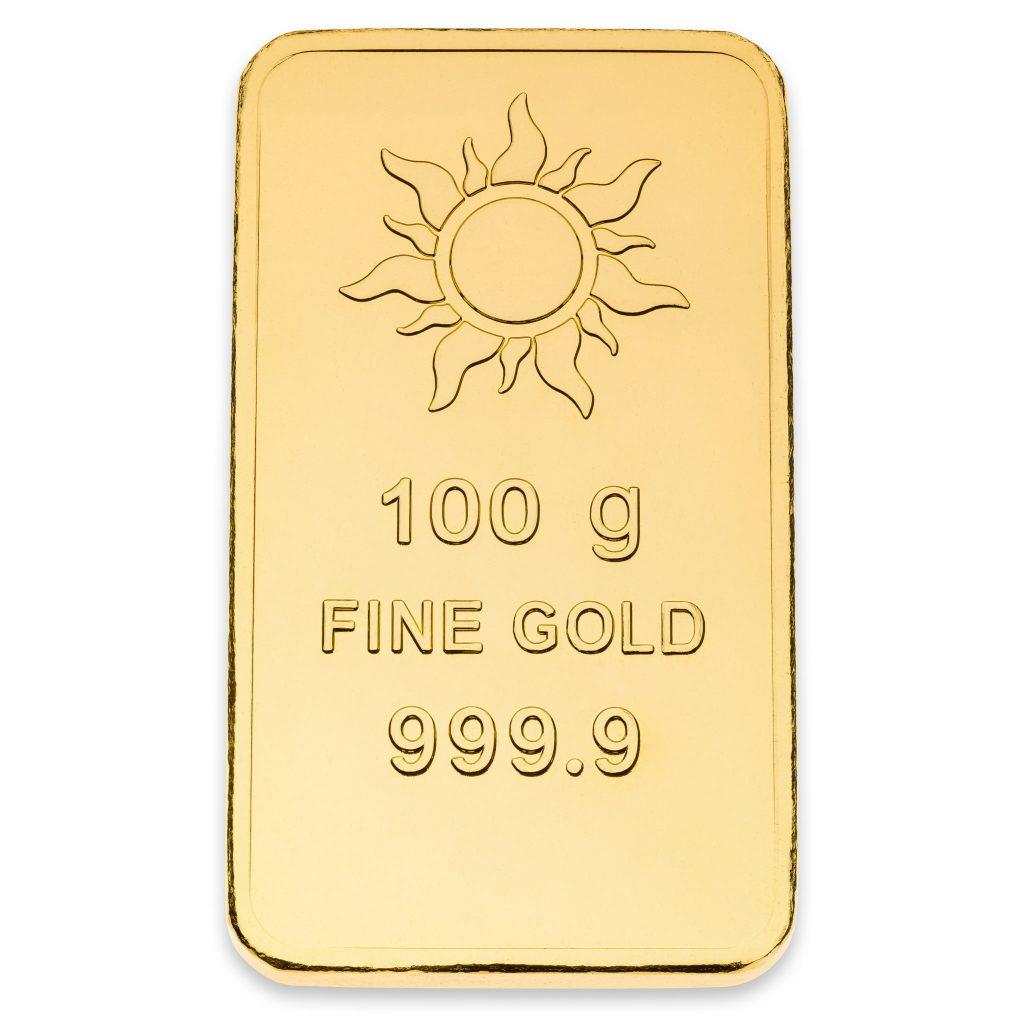 Lingotto in Oro Puro  Gr. 100 - investment gold - LINGOTTO