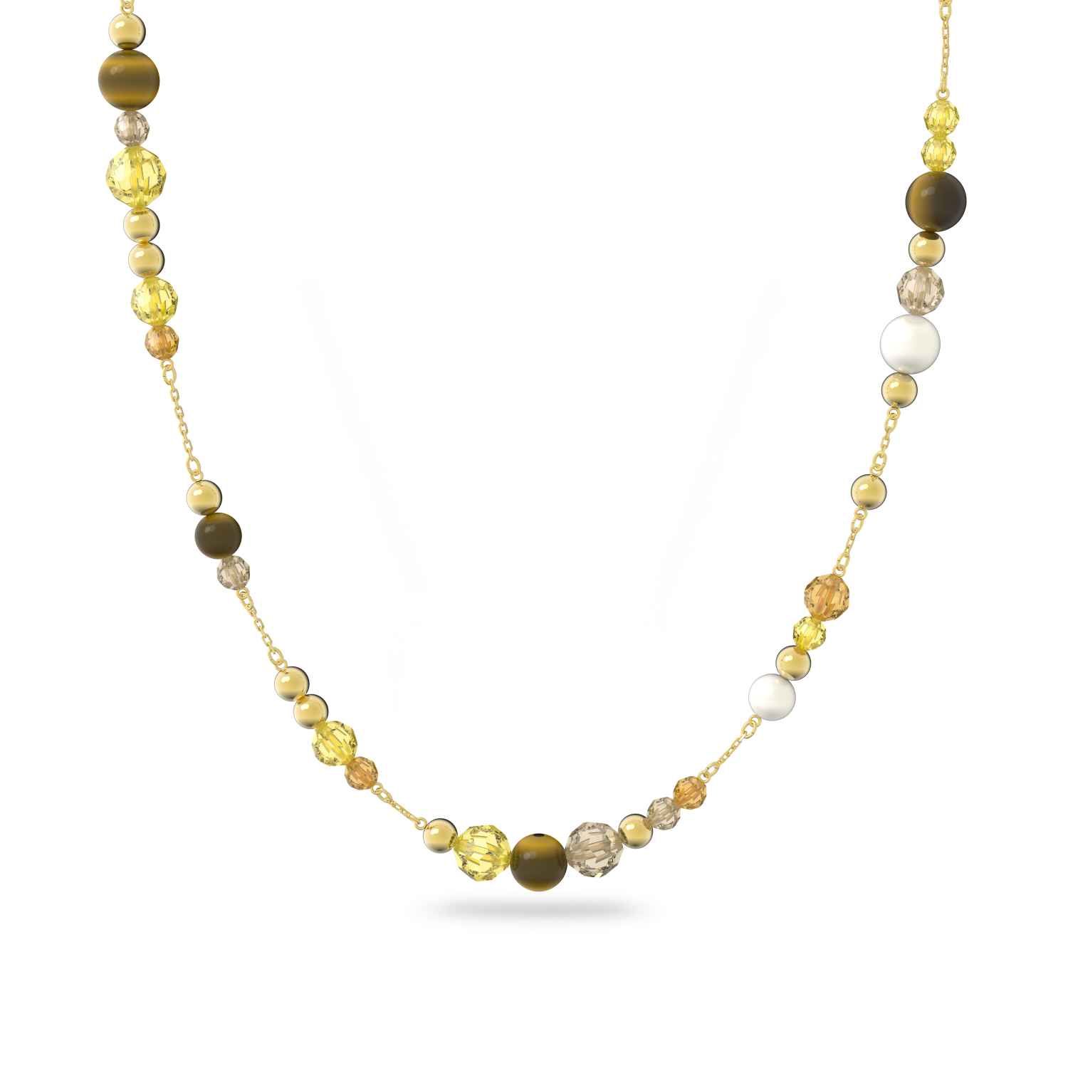 Swarovski - Collana Somnia, Lunga, Multicolore, Placcato color oro Ref. 5618300 - SWAROVSKI