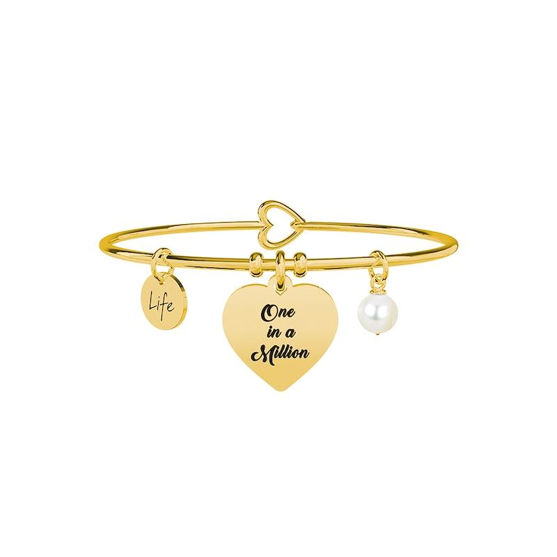 Gioielli Kidult - Bracciale in acciaio 316L e Pvd Gold Ref. 731633 - KIDULT