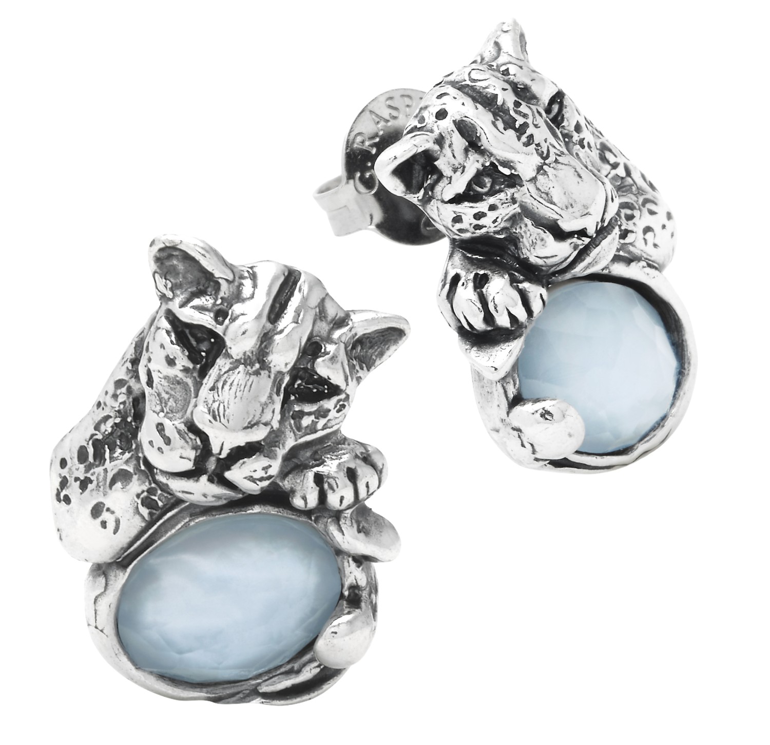 Giovanni Raspini - Orecchini Blue Jaguar Ref. 12682 - GIOVANNI RASPINI