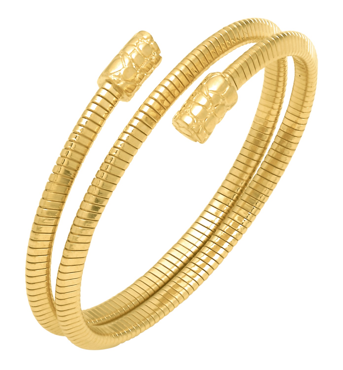 Giovanni Raspini - Bracciale Tubogas Croco Doppio piccolo Ref. 12546 - GIOVANNI RASPINI