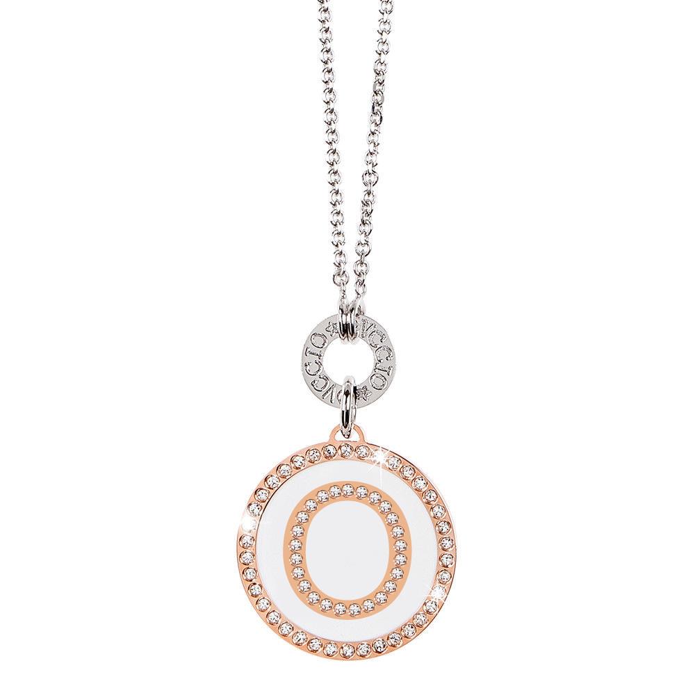 Girocollo Dvccio - Lettera O collezione My Letters 90 cm. Ref. ZXIMCL1048/2C/W-O - DUCCIO