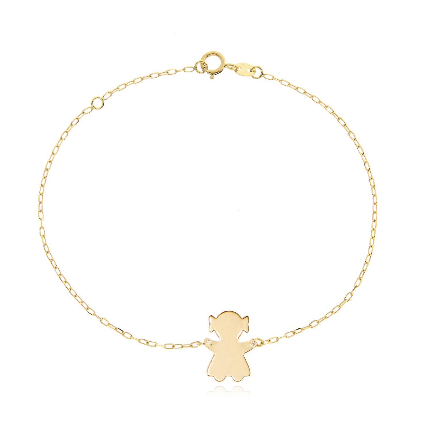 Bracciale in Oro Giallo Simbolo Bimba Ref. 766232 - FACCO
