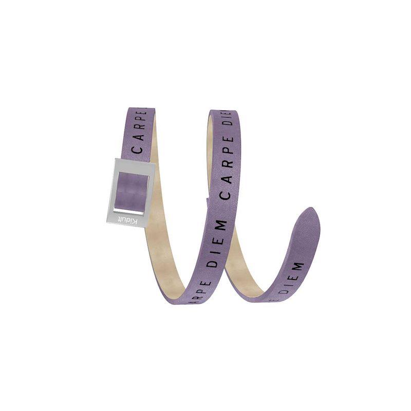 Gioielli Kidult - Cinturino/Bracciale in pelle e acciaio 316L Ref. 731529 - KIDULT