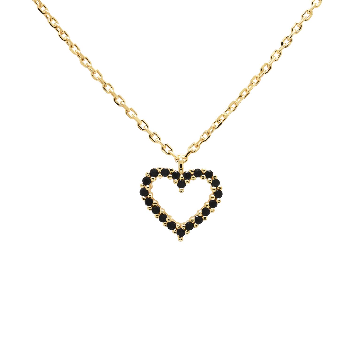 Collana PDPaola Black Heart Ref. CO01-221-U - PDP