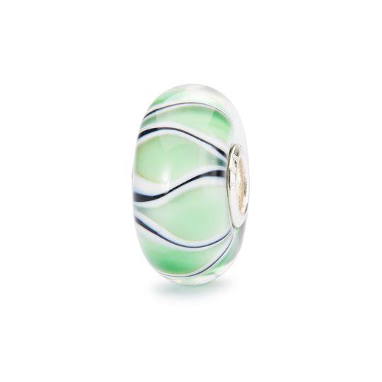 Trollbeads Ritirato - Original Trollbeads Tulipani Verdi Ref. TGLBE-10445 - TROLLBEADS