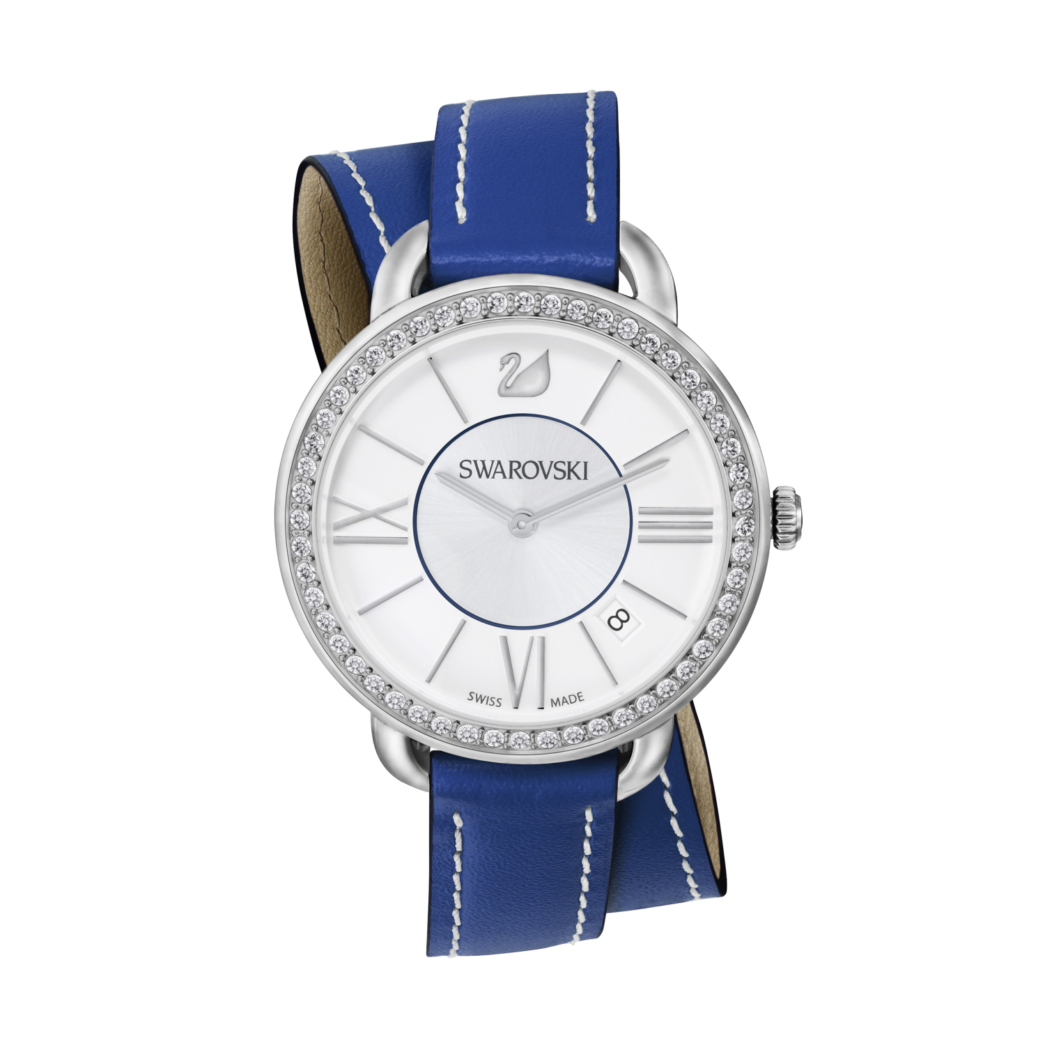 Swarovski - Aila Day Double Tour Blue Orologio Ref. 5095944 - SWAROVSKI