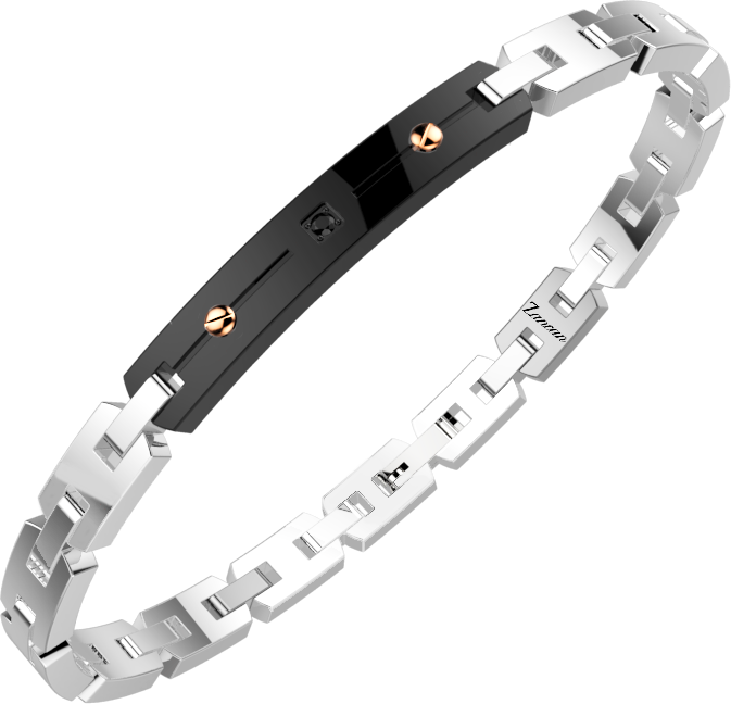Bracciale Zancan da uomo in Acciaio Ref. EHB309 - ZANCAN