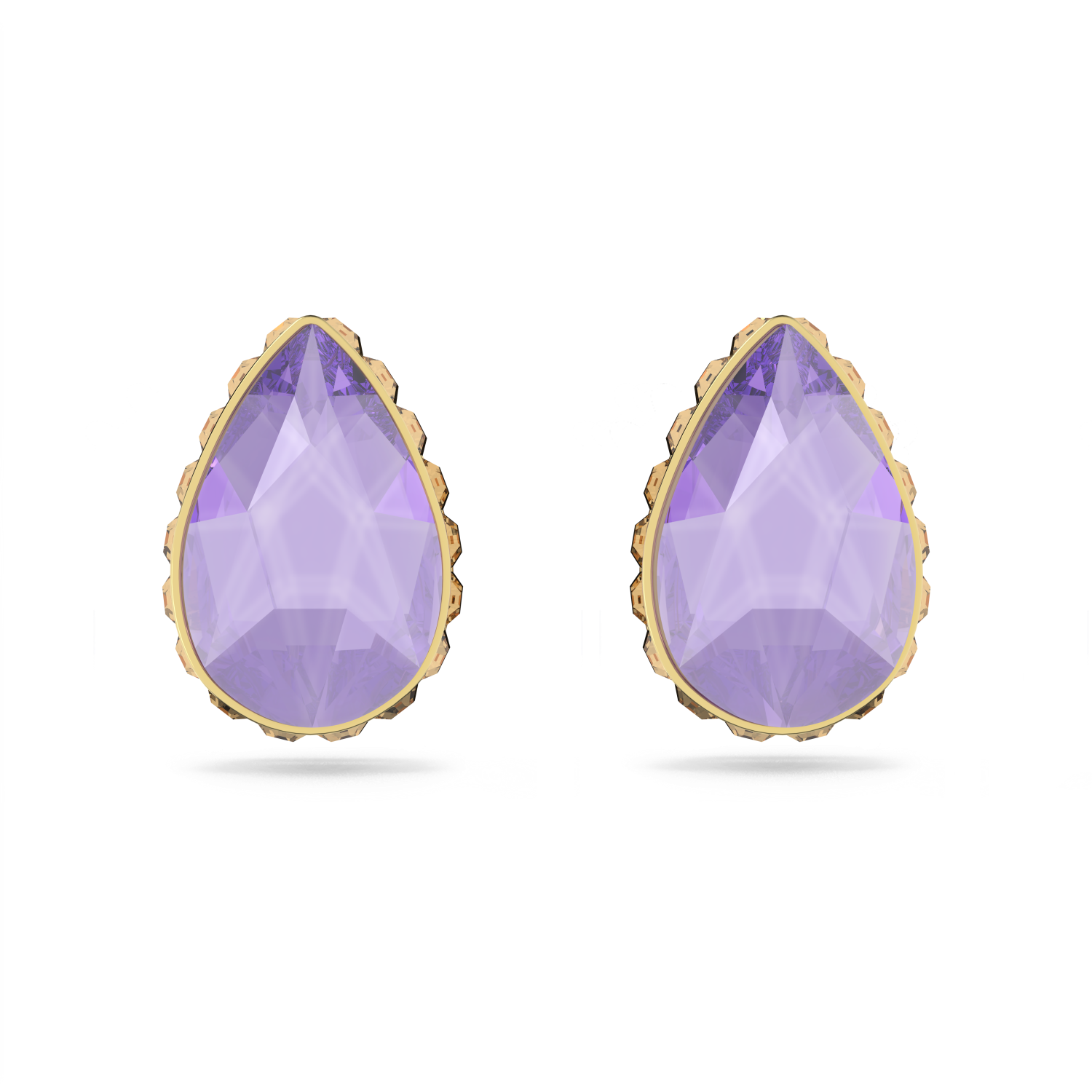 Swarovski - Orecchini a lobo Orbita, Taglio Drop, Multicolore, Placcato color oro Ref. 5641405 - SWAROVSKI