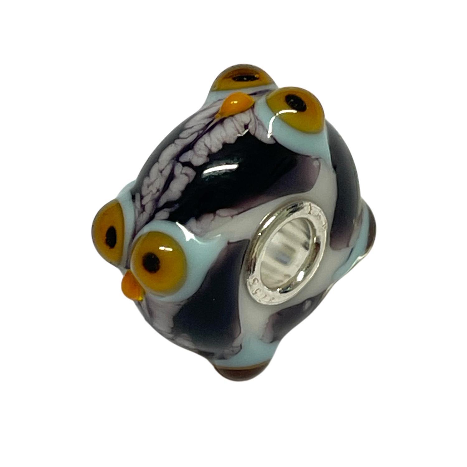 Trollbeads Unico in Vetro - Gufo - TROLLBEADS