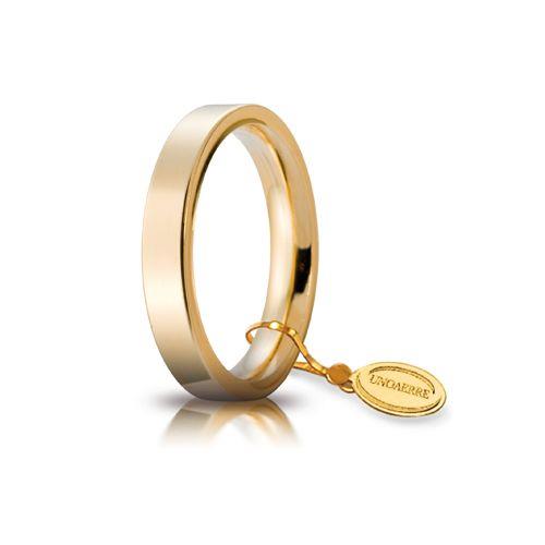 Fede Unoaerre - Fede Cerchio di Luce mm 3,5 Oro Giallo Mis. 15 Ref. 35AFC2-01-15 - UNOAERRE