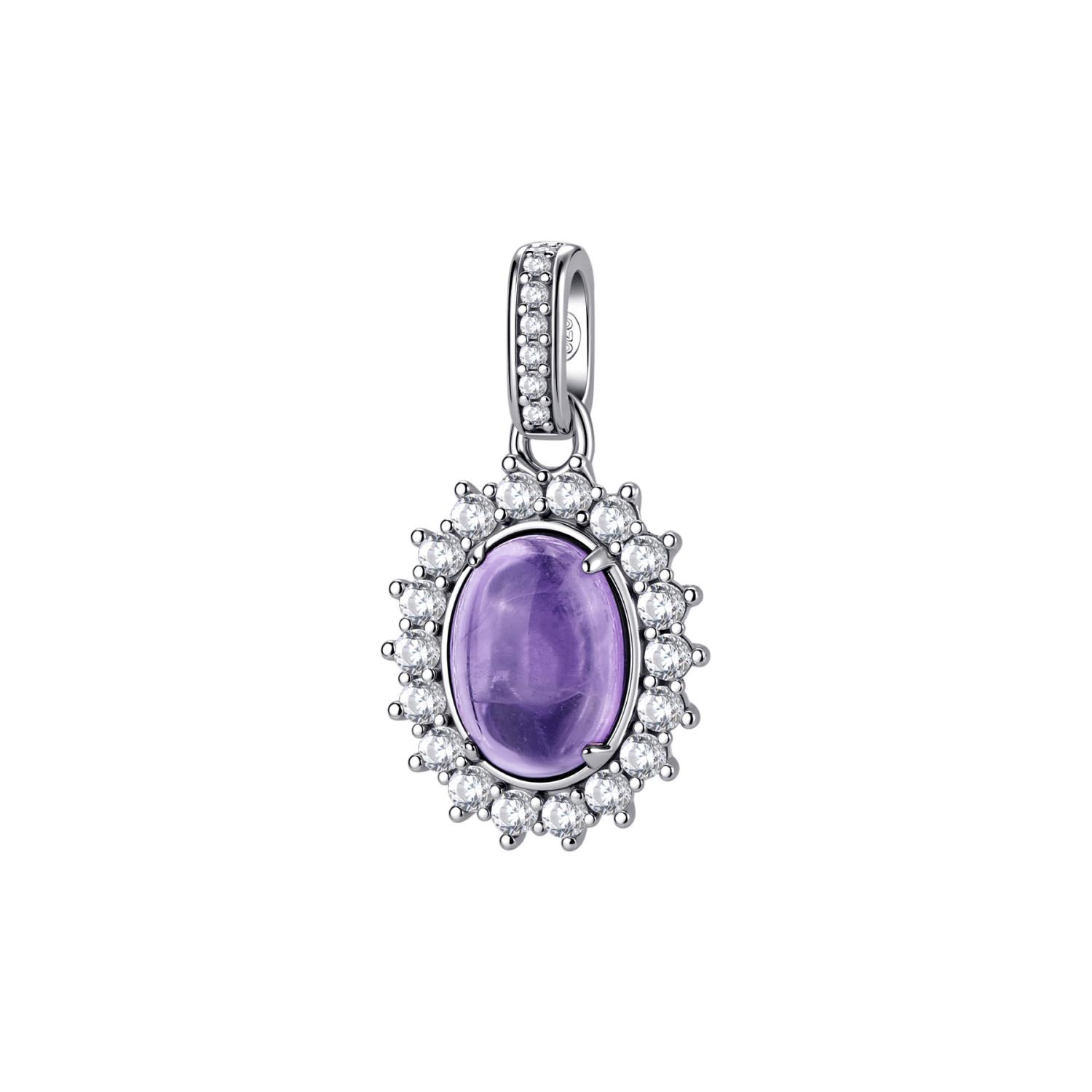 Brosway - Pendente Kate FANCY in argento 925/1000 rodiato, con ametista e cubic zirconia Ref. FMP127 - BROSWAY