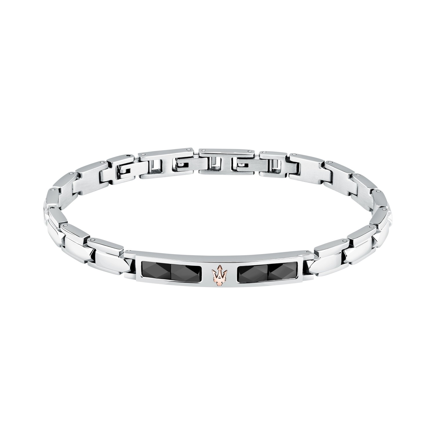 Bracciale da uomo Maserati Ceramic in Acciaio - JM224ATZ40 - MASERATI