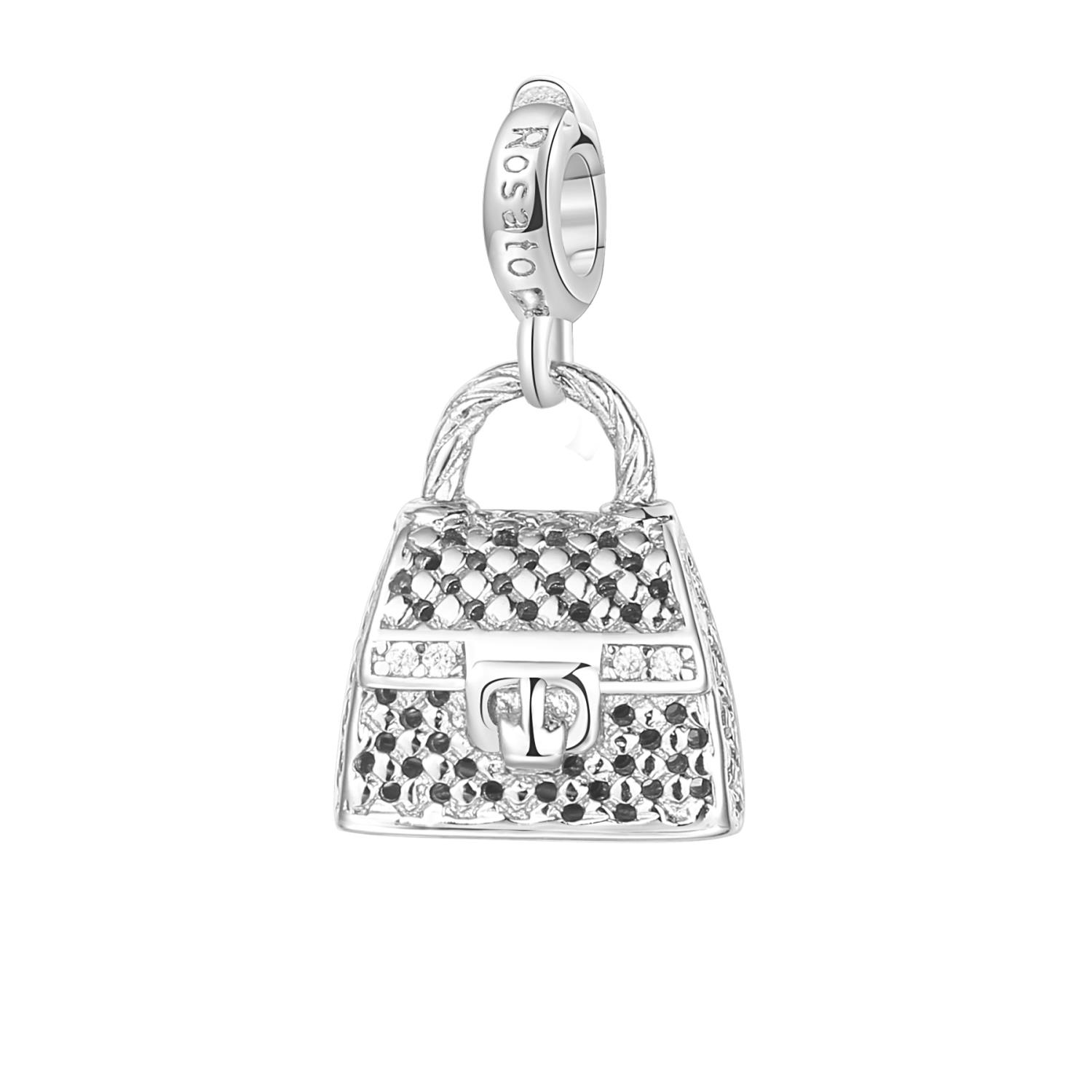 Rosato - Charm STORIE argento 925/1000 hand bag rodio Ref. RZ029R - ROSATO