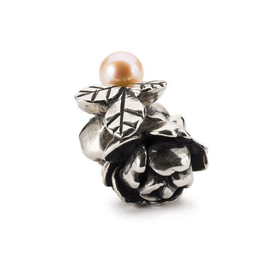 Trollbeads Bead in Argento - Rosa d'Amore Ref. TAGBE-00274 - TROLLBEADS