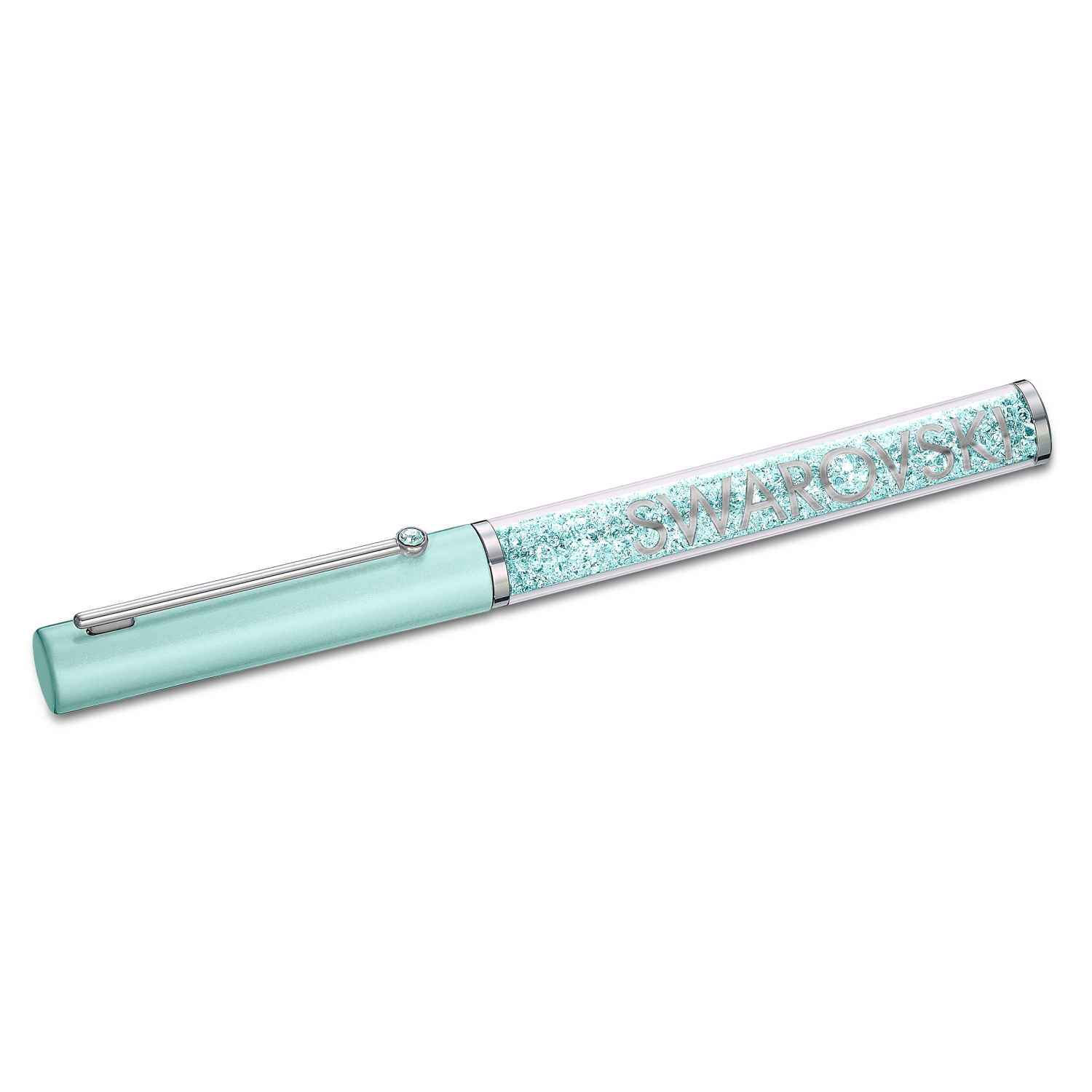 Swarovski - Penna a sfera Crystalline Gloss, Verde, Cromato Ref. 5568762 - SWAROVSKI