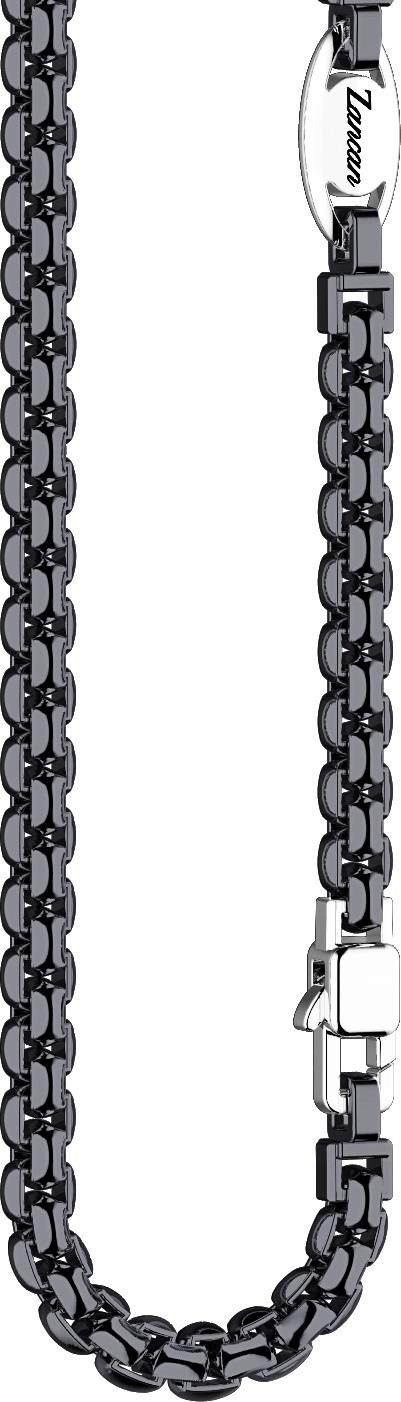Collana Zancan da uomo in Argento Ref. EXC615-N - ZANCAN