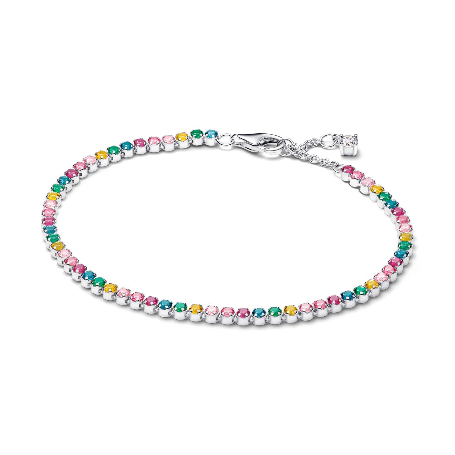 Pandora -  Bracciale Tennis Multicolore Ref. 593927C03-18 - PANDORA