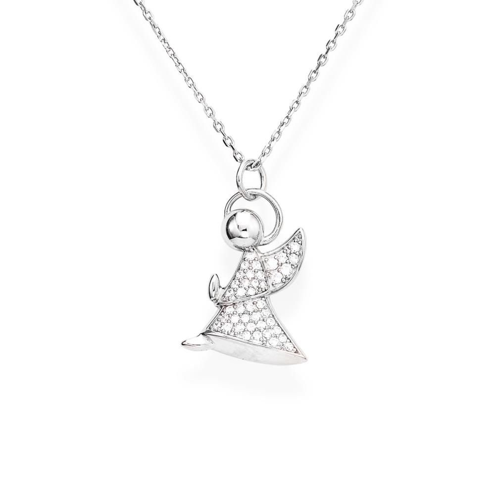 Collana Amen - Angelo Profilo Pav&egrave; Ref. A6BB - AMEN