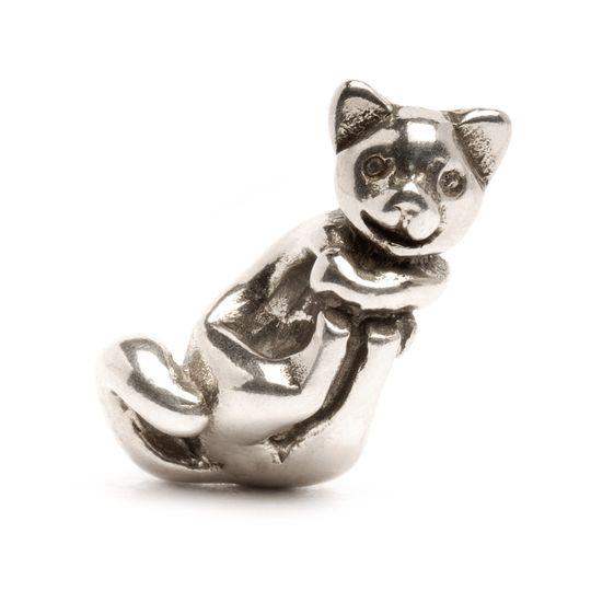 Trollbeads Ritirato - Original Trollbeads Gatto Grande Ref. TAGBE-30086 - TROLLBEADS