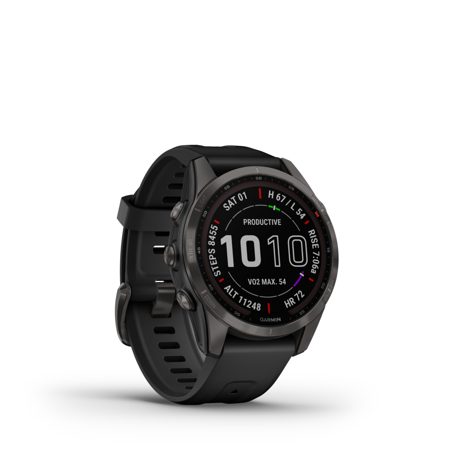 Garmin Fēnix&reg; 7S &ndash; Sapphire Solar Edition Titanium Carbon Grey DLC Ref. 010-02539-25 - GARMIN