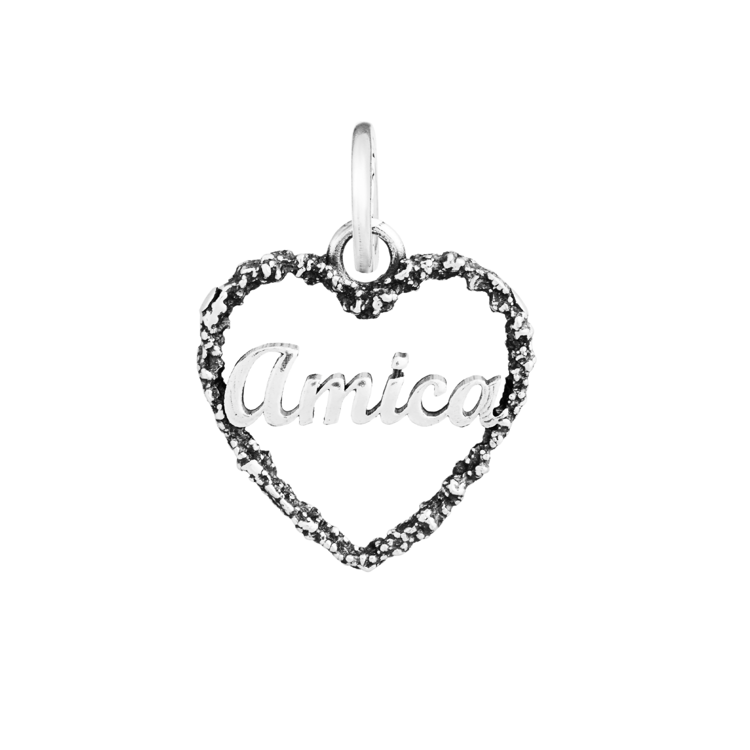 Giovanni Raspini - Charm Cuore "Amica"  Ref. 12812 - GIOVANNI RASPINI