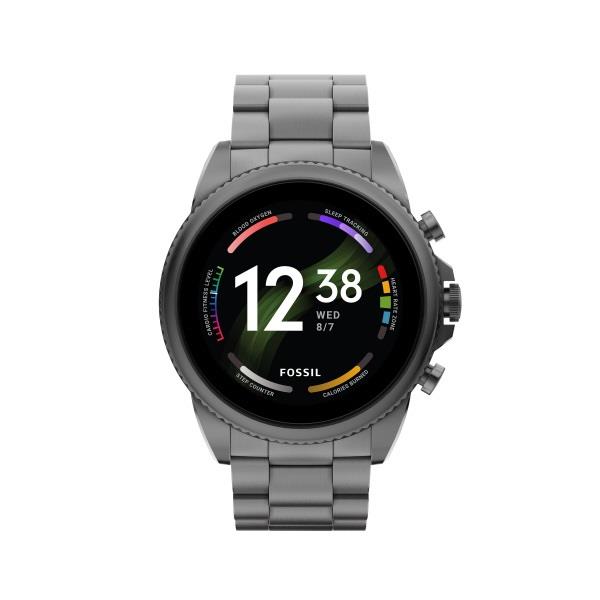 Smartwatch Fossil GEN 6 con bracciale in acciaio grigio fumo Ref. FTW4059 - FOSSIL