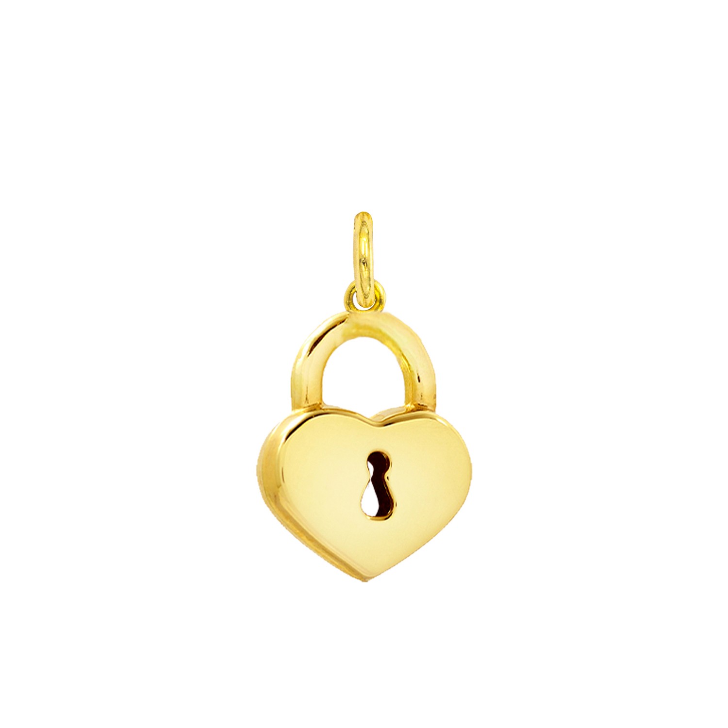 Charm Cuore Lucchetto in Oro 9 Kt  Ref. A0113G9 - FACCO
