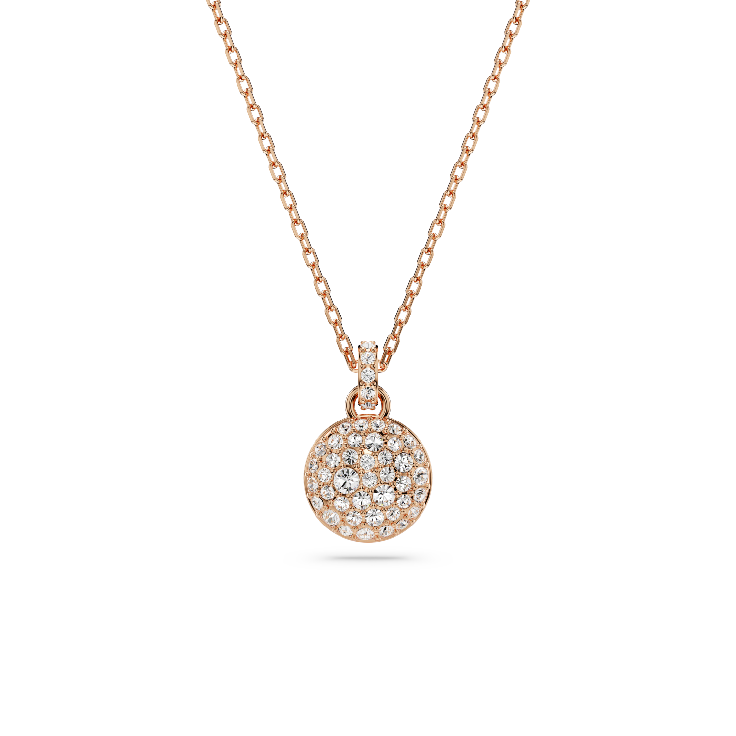 Swarovski - Pendente Meteora, Bianco, Placcato color oro rosa Ref. 5683450 - SWAROVSKI