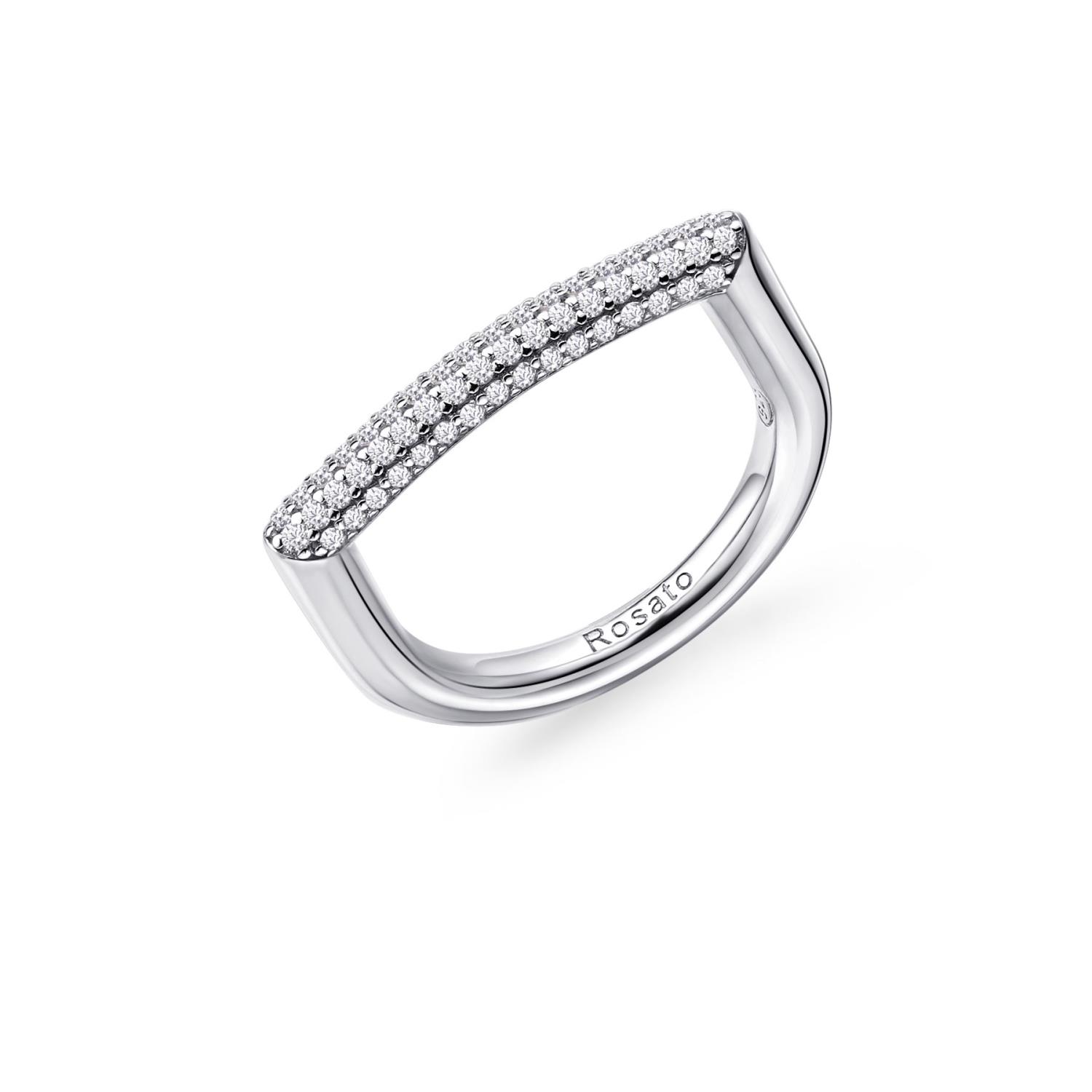 Anello Rosato - Bianca Mis. 14 Ref. RZBI33B - ROSATO