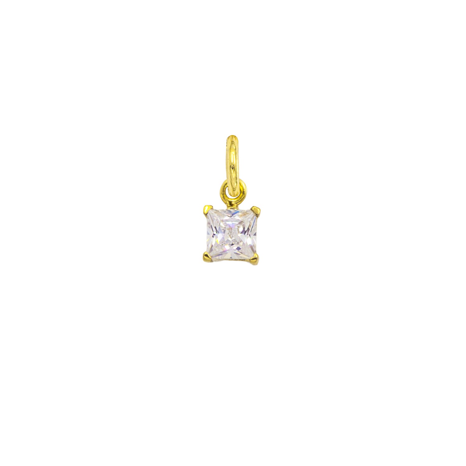Charm Luce in Oro 9 Kt e Zirconi  Ref. A0325G9 - FACCO