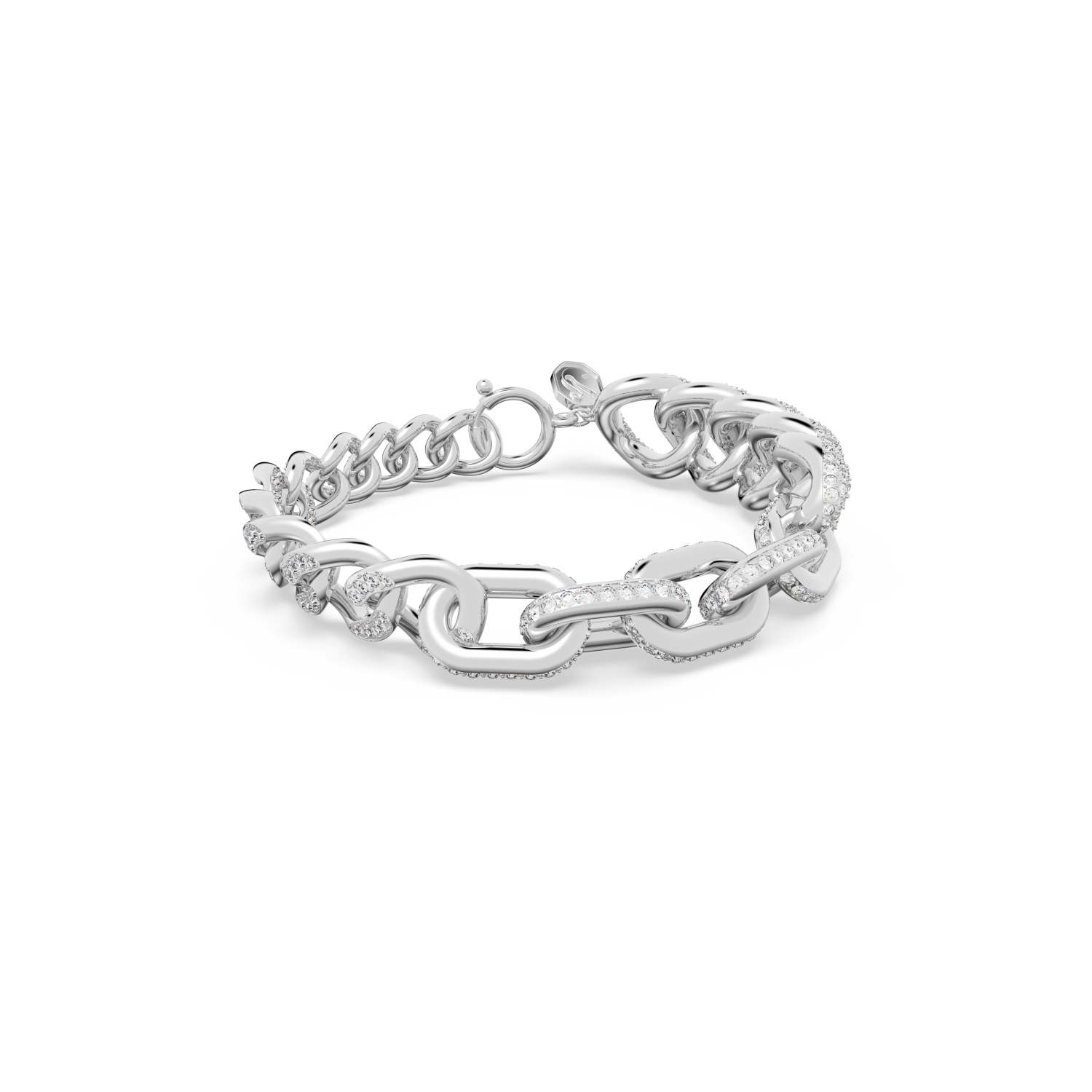 Swarovski - Braccialetto Dextera, Pav&eacute;, Bianco, Placcato rodio Ref. 5622225 - SWAROVSKI