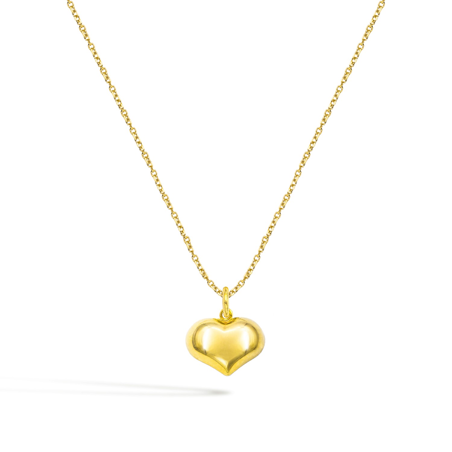 Collana Cuore in Oro 9 Kt  Ref. C0195G9 - FACCO