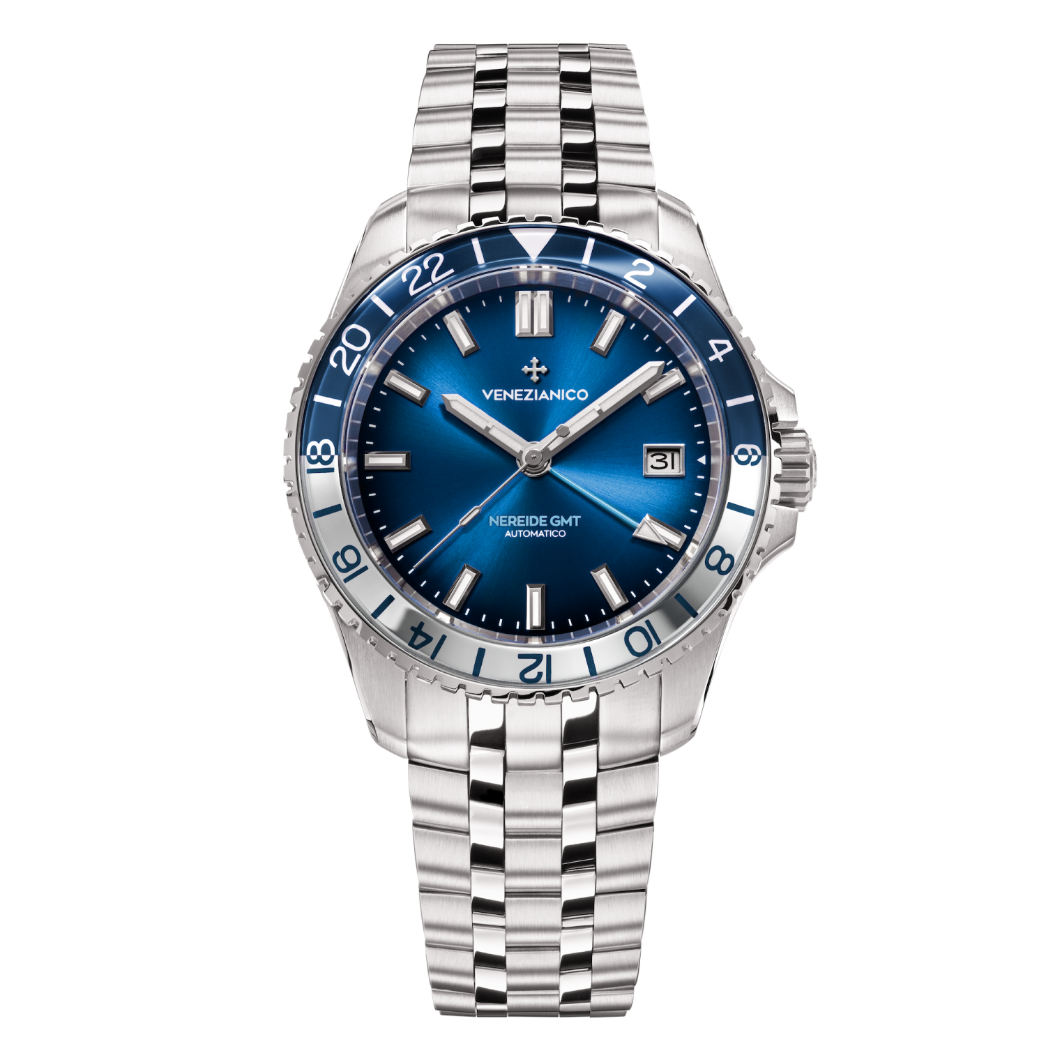 Orologio Venezianico Nereide GMT 39 Ref. 3521511S - VENEZIANICO