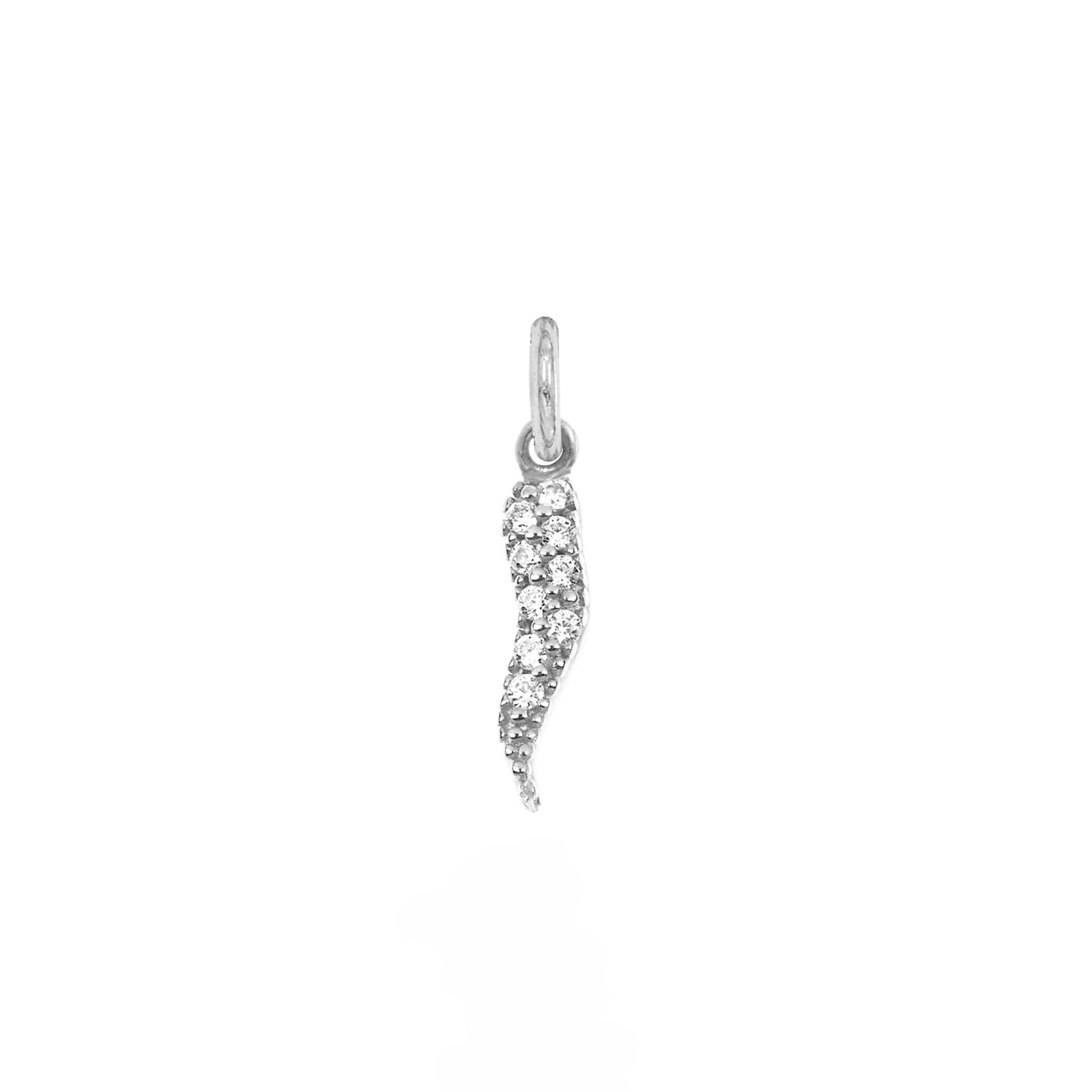 Charm Cornetto in Oro 9 Kt e Zirconi  Ref. A0121B9 - FACCO