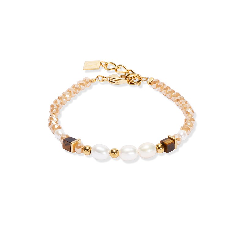 Coeur De Lion - Bracciale Cosmic Pearls deep oro Ref. 1135/30-1110 - CDL