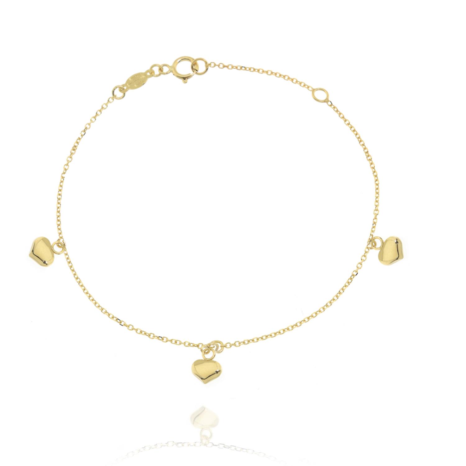 Bracciale in Oro Giallo Simbolo Cuore Ref. 764515 - FACCO