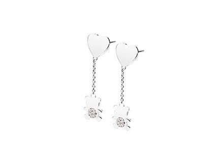 ORECCHINI ROSATO - SOGNI argento Ref. RSO29 - ROSATO