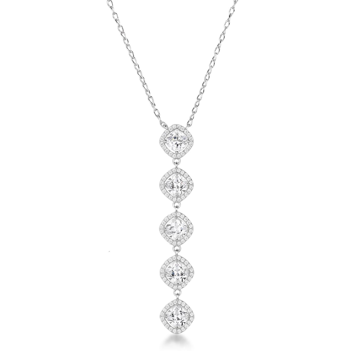 Brosway - Collana FANCY in argento 925/1000 rodiato, e cubic zirconia white Ref. FIW156 - BROSWAY