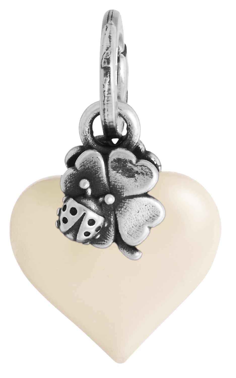 Giovanni Raspini - Charm Cuore Lucky avorio Ref. 12467 - GIOVANNI RASPINI