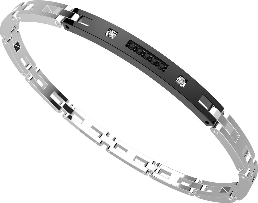 Bracciale Zancan da uomo in Acciaio Ref. EHB104 - ZANCAN