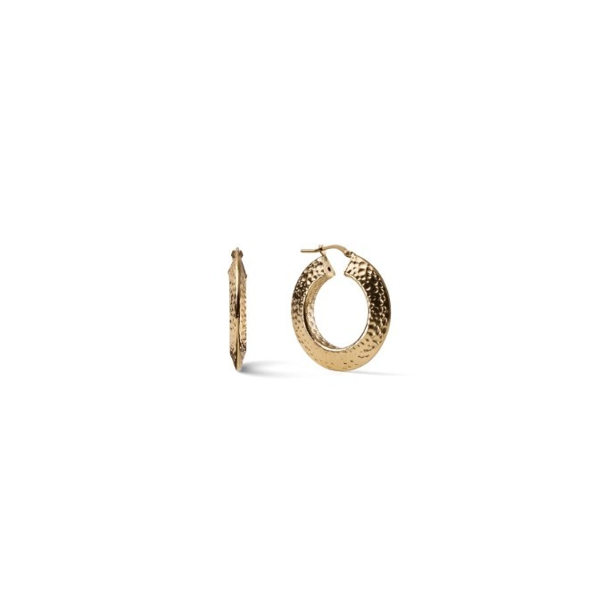 UNOAERRE - Orecchini in Bronzo Dinamica a Cerchio Martellato Ref. 2937 - UNOAERRE