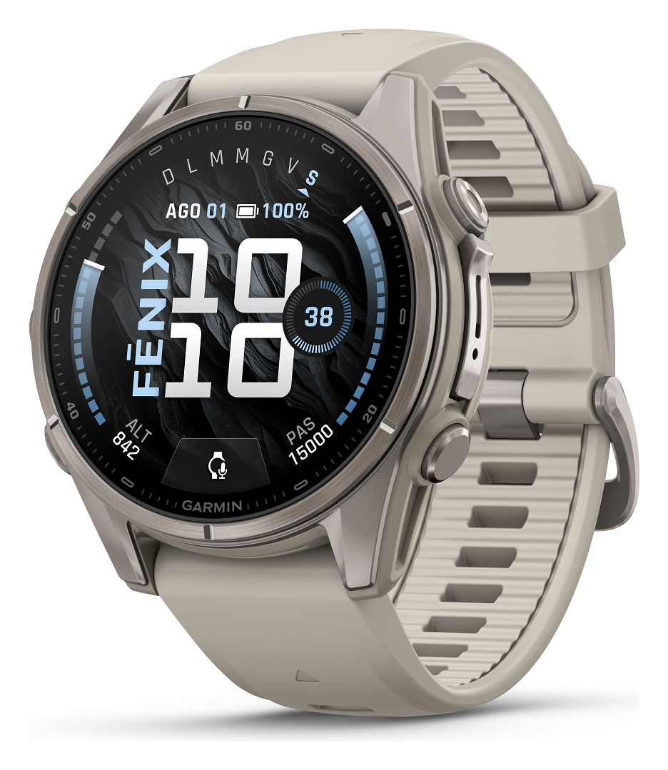 Garmin fēnix 9 AMOLED 43 mm Sapphire Titanio – Fog Grey | 010-04761-01 - GARMIN