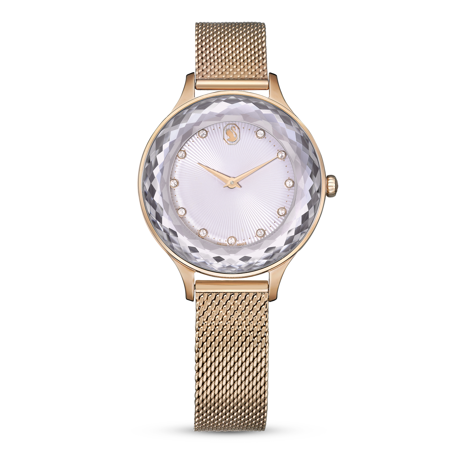 Swarovski - Orologio Octea Nova, Fabbricato in Svizzera, Bracciale di metallo, Tono oro rosa, Finitura in tono oro rosa Ref. 5650011 - SWAROVSKI