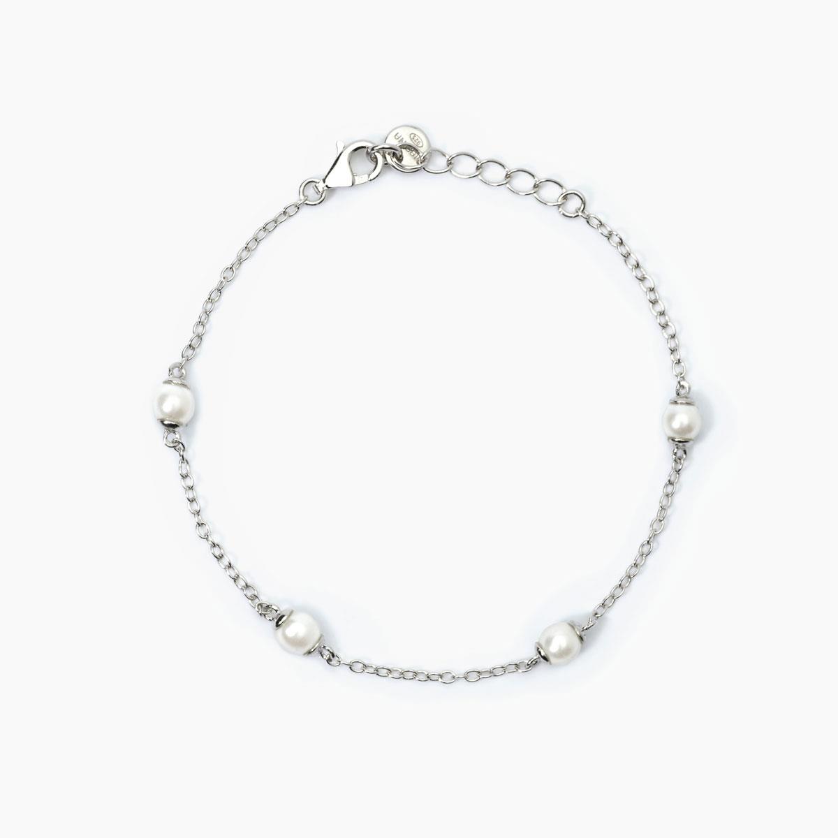 Gioielli linea bambino - Bracciale in argento perle conchiglia Ref. 533773 - MABINA