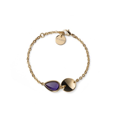 UNOAERRE - Bracciale Joya goccia viola Bronzo Ref. 2852 - UNOAERRE