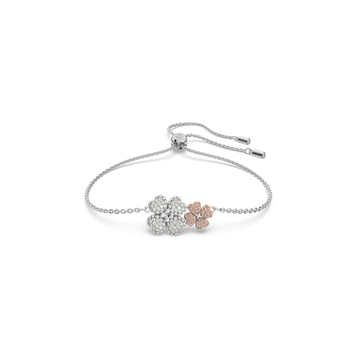 Swarovski - Braccialetto Latisha, Fiore, Multicolore, Placcato rodio Ref. 5636590 - SWAROVSKI