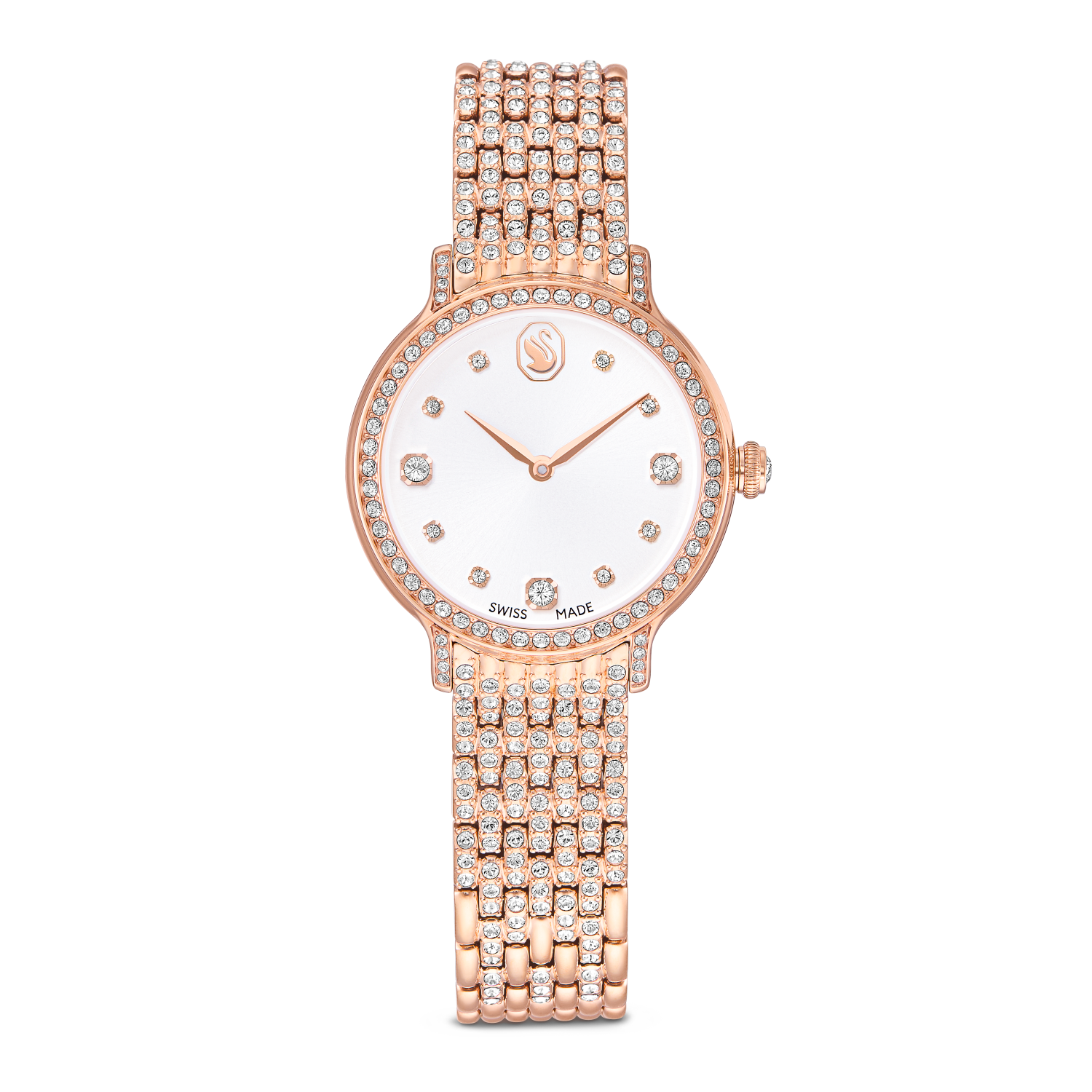 Swarovski - Orologio Imber, Fabbricato in Svizzera, Bracciale di metallo, Tono oro rosa, Finitura in tono oro rosa Ref. 5741227 - SWAROVSKI