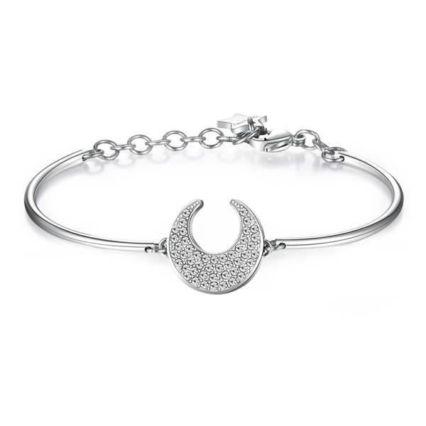 BRACCIALE BROSWAY - Bracciale CHAKRA in acciaio con piastrina incisa  Ref. BHK88 - BROSWAY