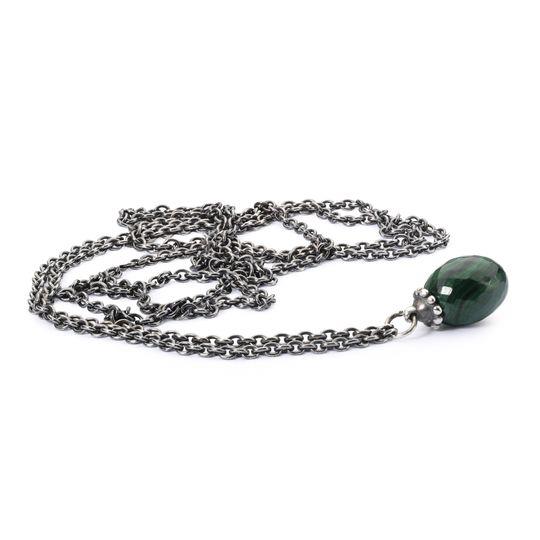 Trollbeads Bead in Argento - Collana d'Argento con Malachite 80 CM Ref. TAGFA-00036 - TROLLBEADS